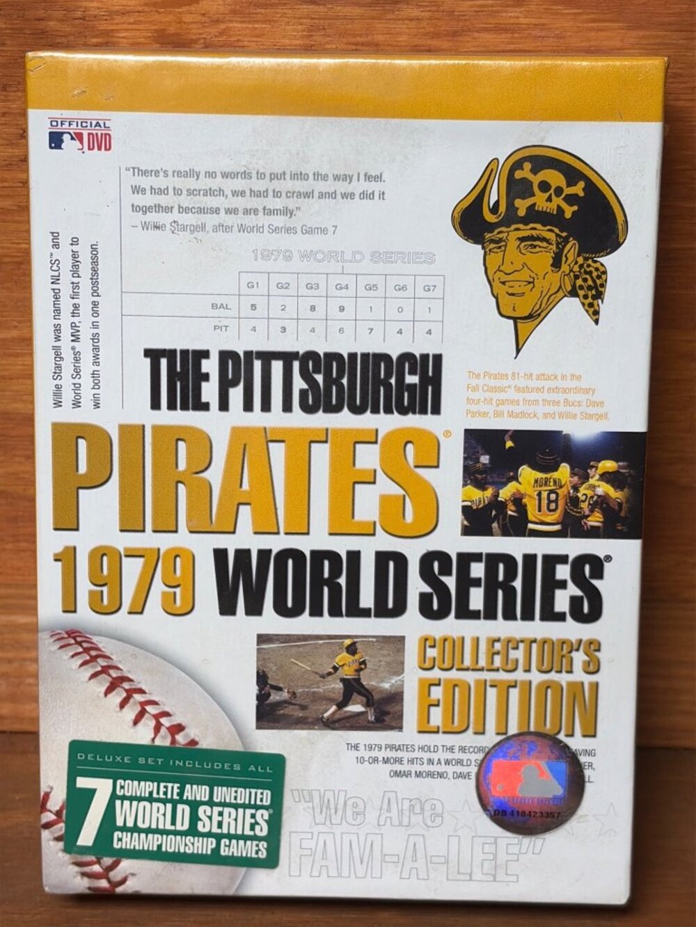 The Pittsburgh Pirates 1979 World Series Collectors Edition 7 DVD Boxed Set New